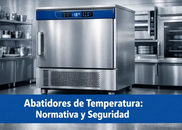 Abatidor de temperatura profesional para cocinas hosteleras