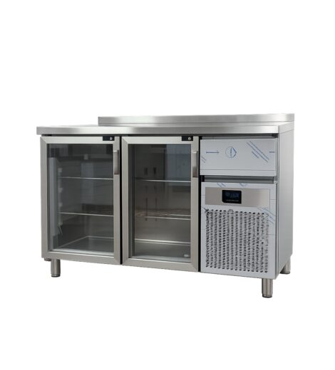 FRENTE MOSTRADOR EXPOSITOR REFRIGERADO 2 PUERTAS