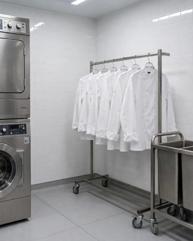 Lavar a 40 °C no quita la grasa de un uniforme de cocina. 🧑‍🍳

Por eso salen grises. Por eso huelen a fritura.

Prelavado suave, lavado caliente, secado con enfriamiento completo y plancha de vapor (no calandra).

Te lo contamos todo en el blog.

#lavanderiaindustrial  #uniformesdecocina  #hosteleria  #cocinaprofesional  #restauración  #frinus  #hosteleríamadrid  #aigenerated 

https://frinus.com/maquinaria-lavado-uniformes-hosteleria/