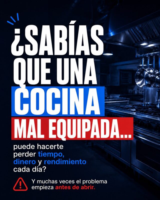 Una cocina profesional puede parecer completa y aun así estar mal planteada.

El problema aparece cuando el equipo no está dimensionado para el volumen real de trabajo, cuando las zonas se estorban entre sí o cuando la maquinaria obliga al personal a perder tiempo en cada servicio.

Y esos pequeños errores, repetidos todos los días, terminan convirtiéndose en más consumo, más averías, más desplazamientos y menos productividad.

Por eso, antes de comprar, hay que analizar el proyecto completo: espacio, tipo de negocio, ritmo de trabajo, frío, cocción, lavado, extracción y zonas de apoyo.

En Frinus no buscamos llenar tu cocina de máquinas. Buscamos que cada equipo tenga una función clara y que todo trabaje en conjunto.

📍 Calle Río Ebro, 17 – Fuenlabrada, Madrid.

¿Estás montando o reformando una cocina profesional? Escríbenos y te asesoramos.

#Frinus #CocinaProfesional #Hostelería #MaquinariaHostelera #CocinaIndustrial